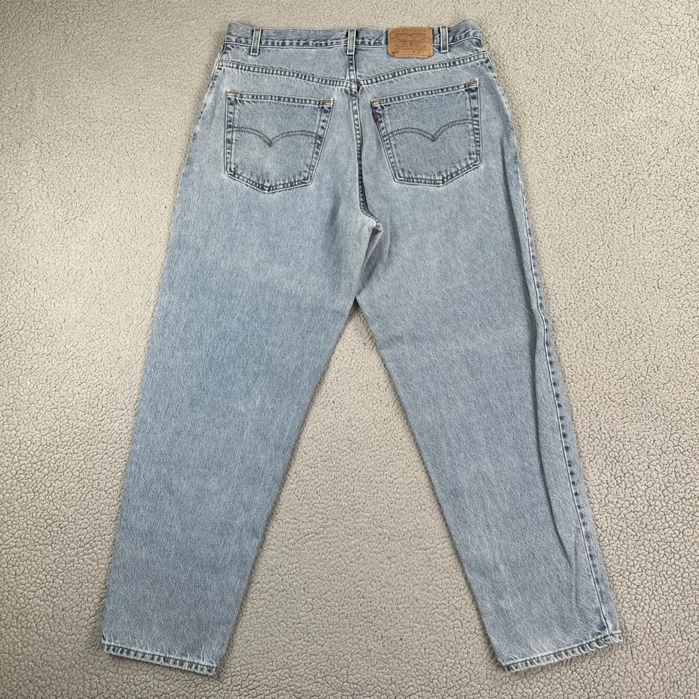 VTG Y2K Levi's 560 Loose Fit Tapered Leg Jeans Men 38x31 Blue Skater Light Wash